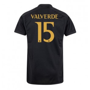 Maillot de foot Real Madrid Federico Valverde #15 Troisième 2023-24 Manches Courte